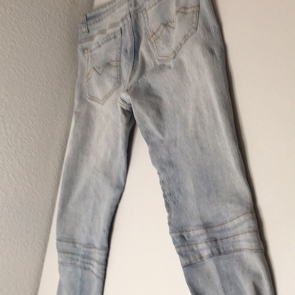 CJ Black- skinny jeans, faded & embellished stich - Picture 7 of 8